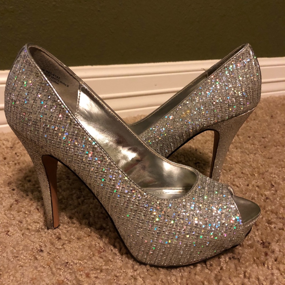 Silver heels